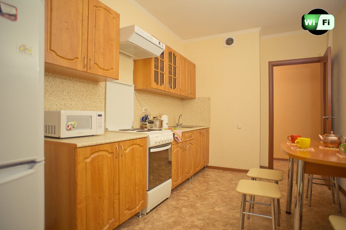 кухня в квартирной гостинице по ул. Пушкина, д.43
