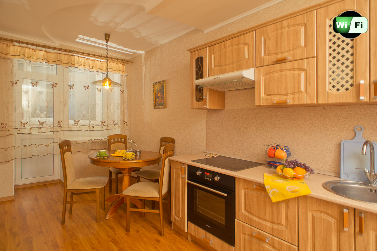 микроволновая печь в посуточной однокомнатной квартире VIP класса по ул. Пушкина